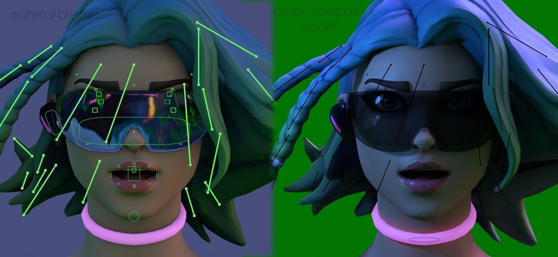 Cameo - Fortnite Low-poly 3D model_4