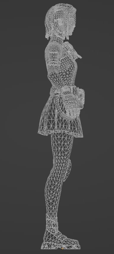 Cameo - Fortnite Low-poly 3D model_12