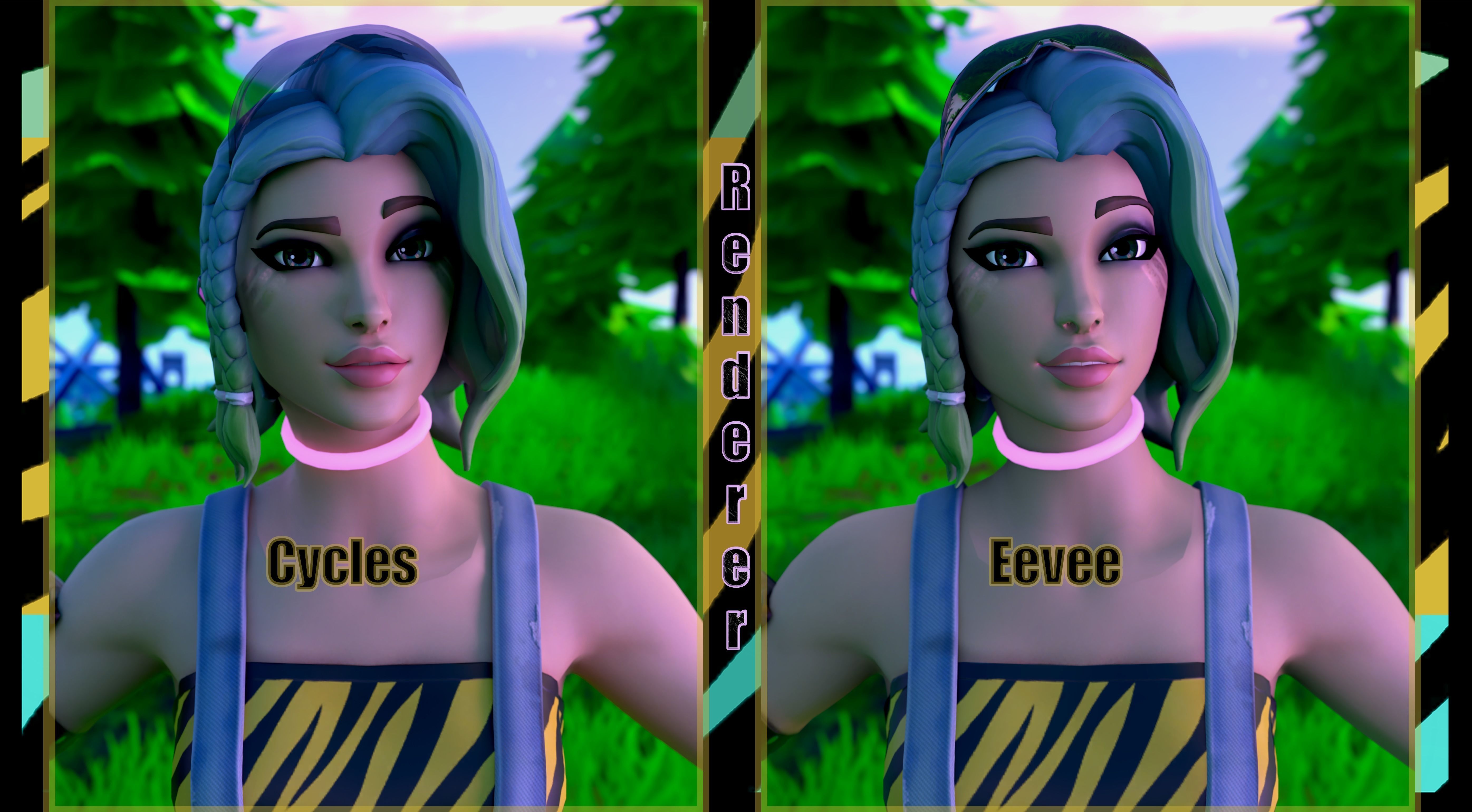 Cameo - Fortnite Low-poly 3D model_9