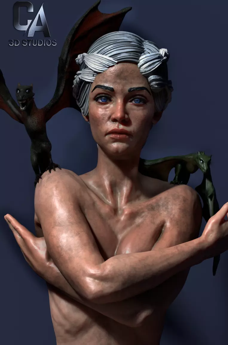 Daenerys Targaryen 3D PRINT 3D print model