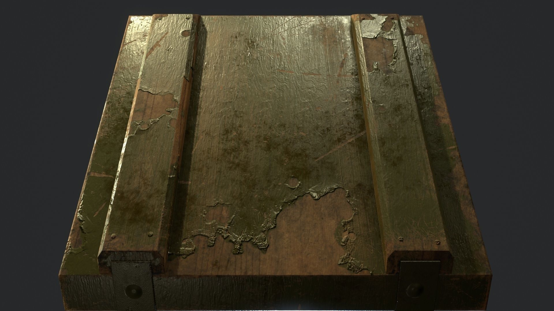 Grenade box Low-poly 3D model_9