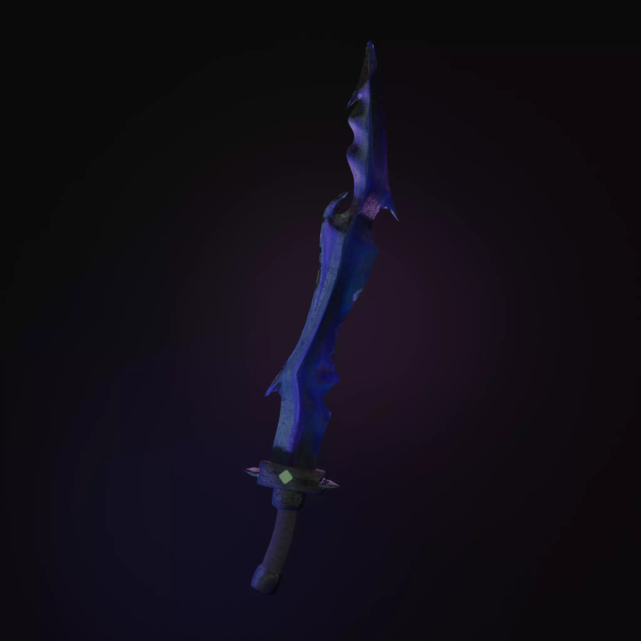 Magic Sword Free low-poly 3D model