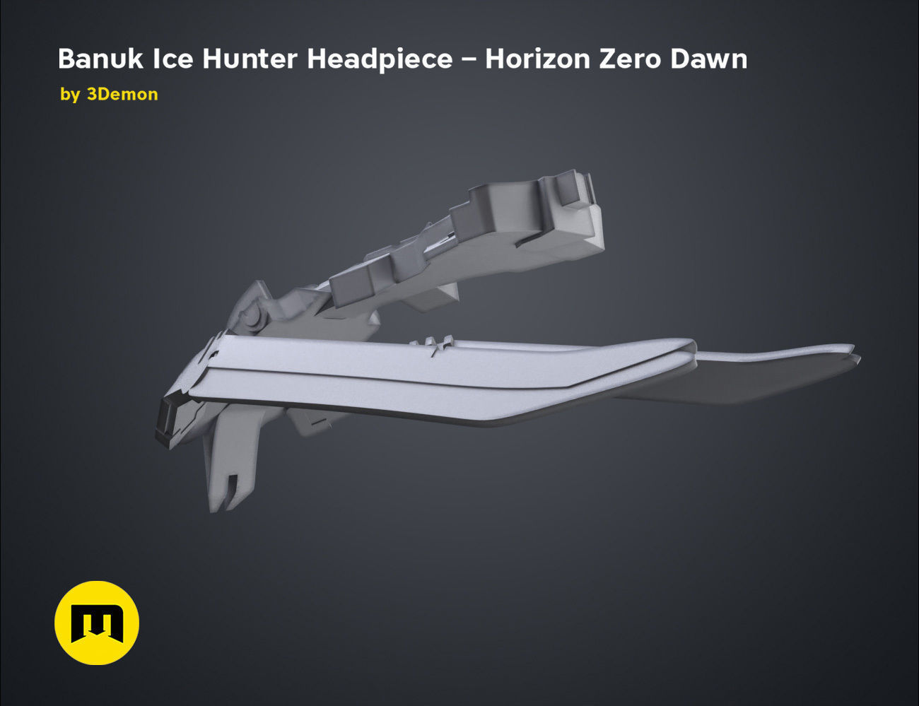 Banuk Ice Hunter Headpiece - Horizon Zero Dawn 3D print model_25