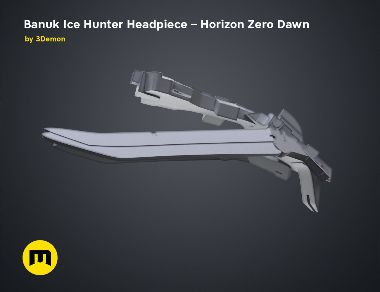 Banuk Ice Hunter Headpiece - Horizon Zero Dawn 3D print model_23