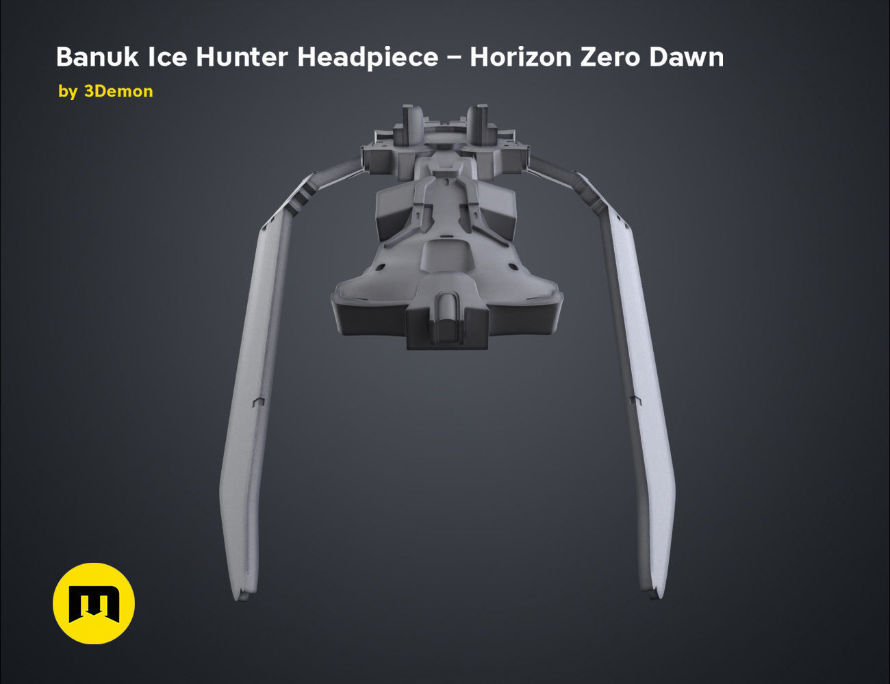 Banuk Ice Hunter Headpiece - Horizon Zero Dawn 3D print model_33