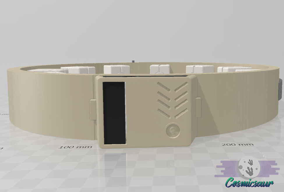 Eleven Shock Collar 3D print model_1