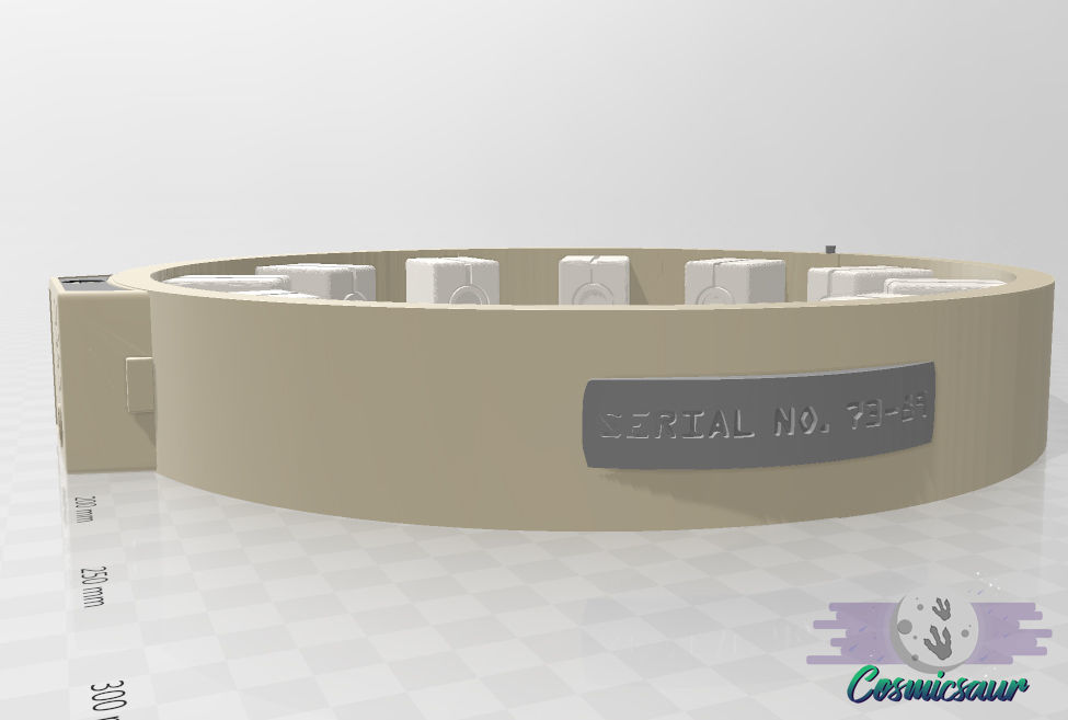 Eleven Shock Collar 3D print model_2