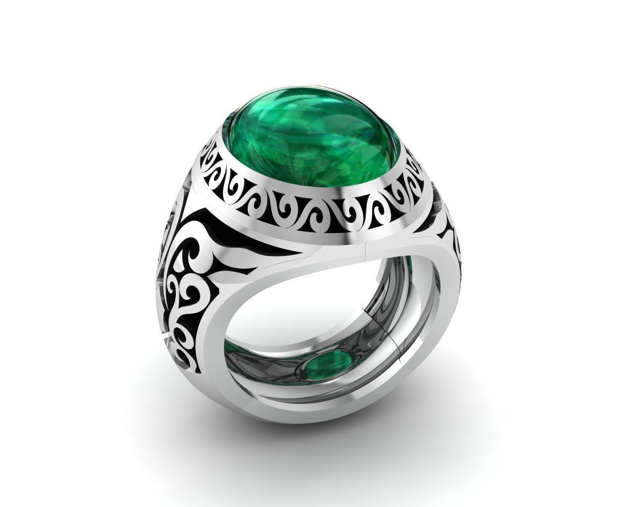 Rings 3D print model_1