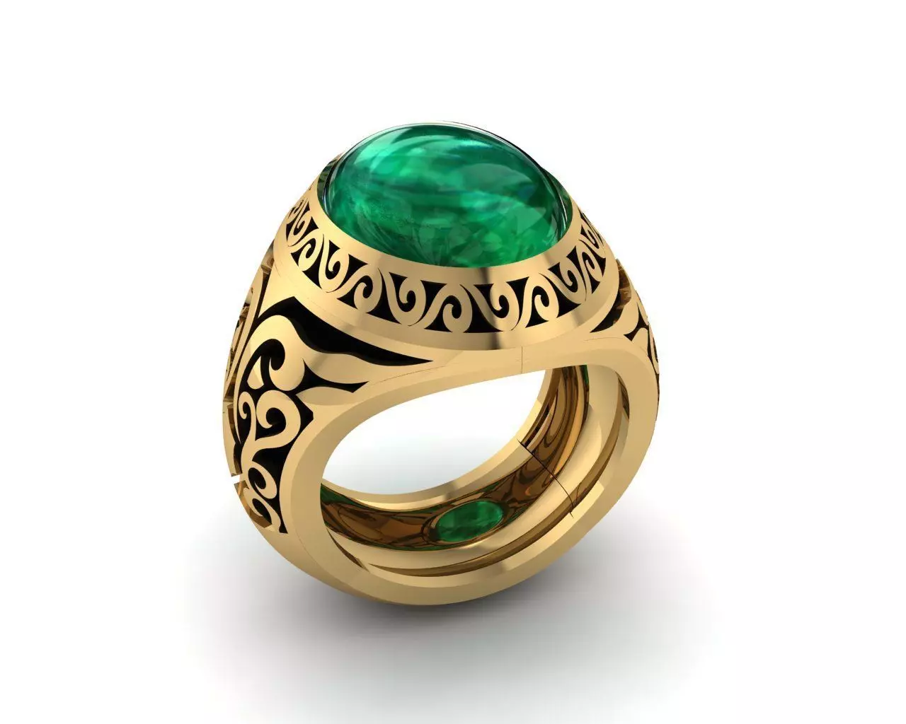 Rings 3D print model_0