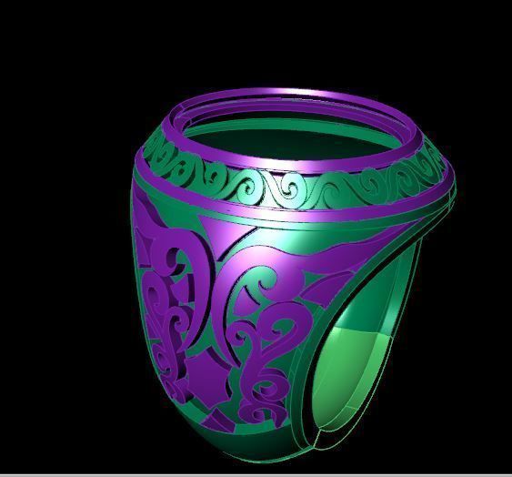 Rings 3D print model_6