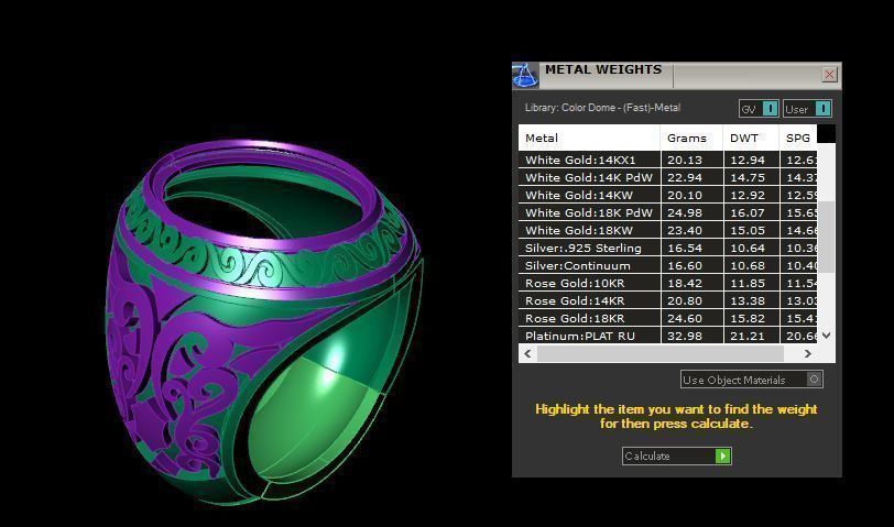 Rings 3D print model_7