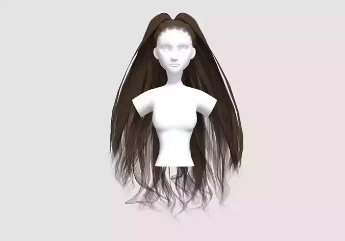 Thick Pigtail Hairstyle 