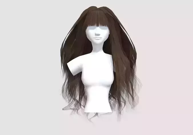 Thick Bangs Hairstyle 