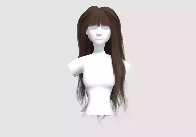 Long Straight Hairstyle 