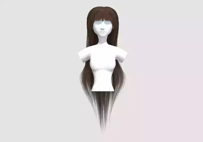 Long Bangs Hairstyle 