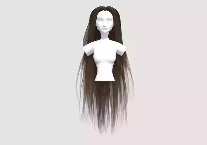 Basic Brown Hairstyle 