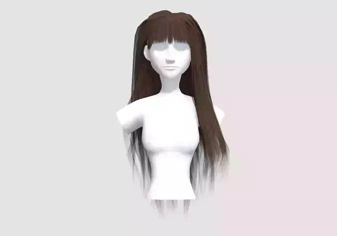 Bangs Realistic Hairstyle 