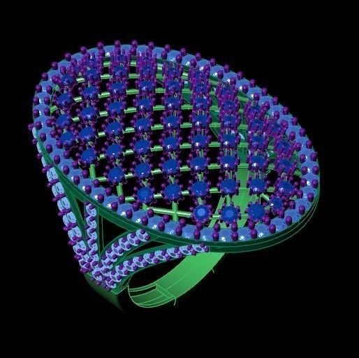 Rings  3D print model_3