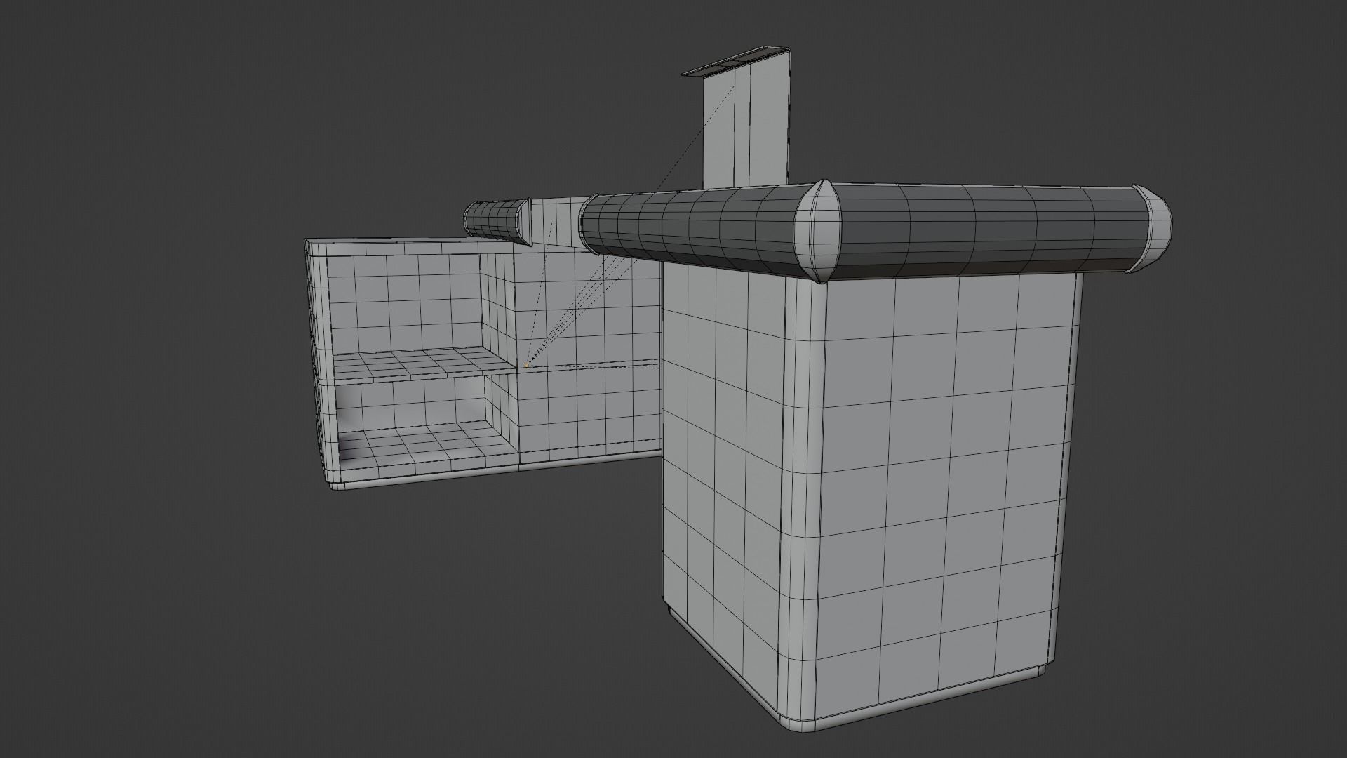 Cashier desk Free 3D model_18