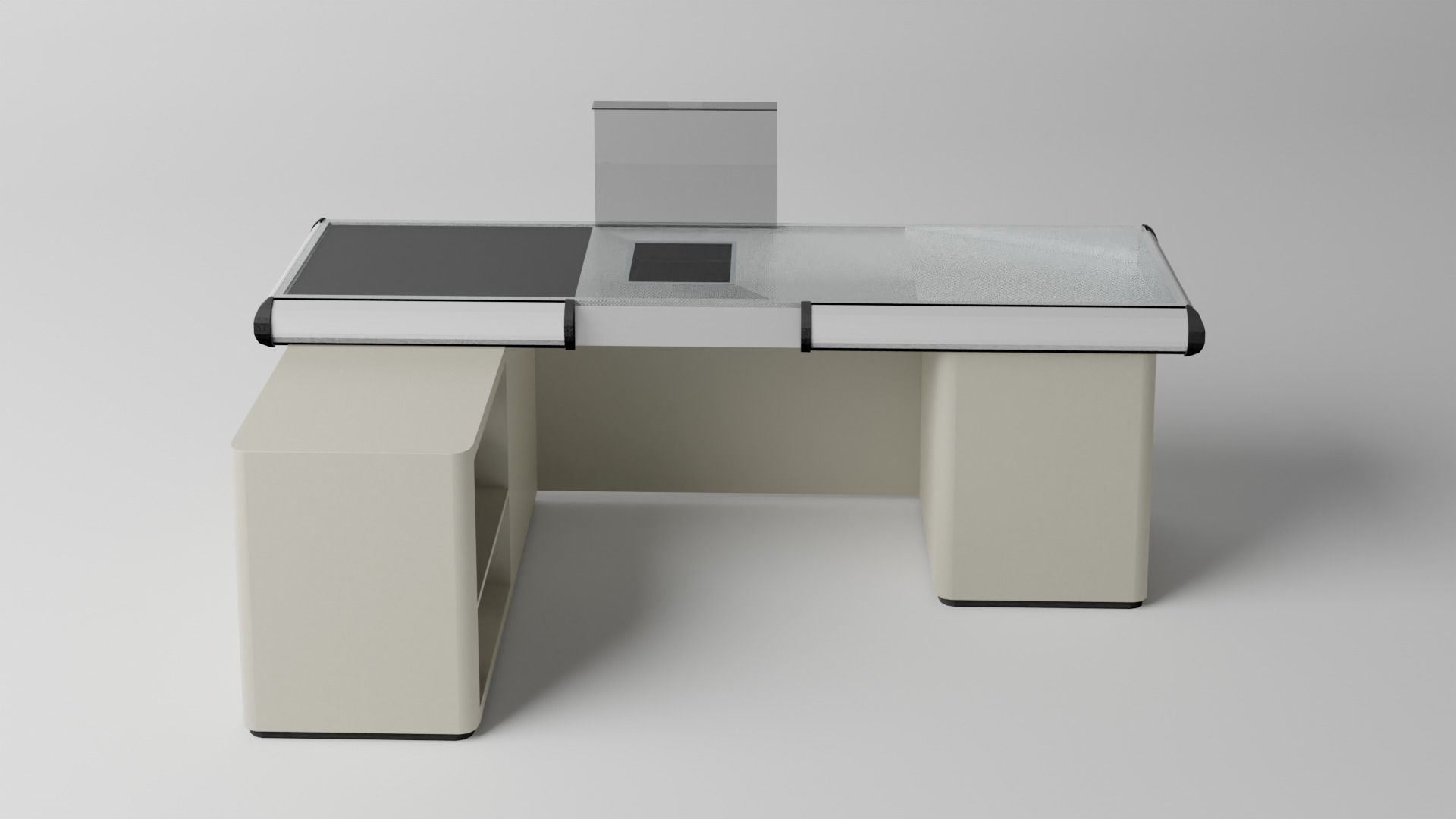 Cashier desk Free 3D model_2
