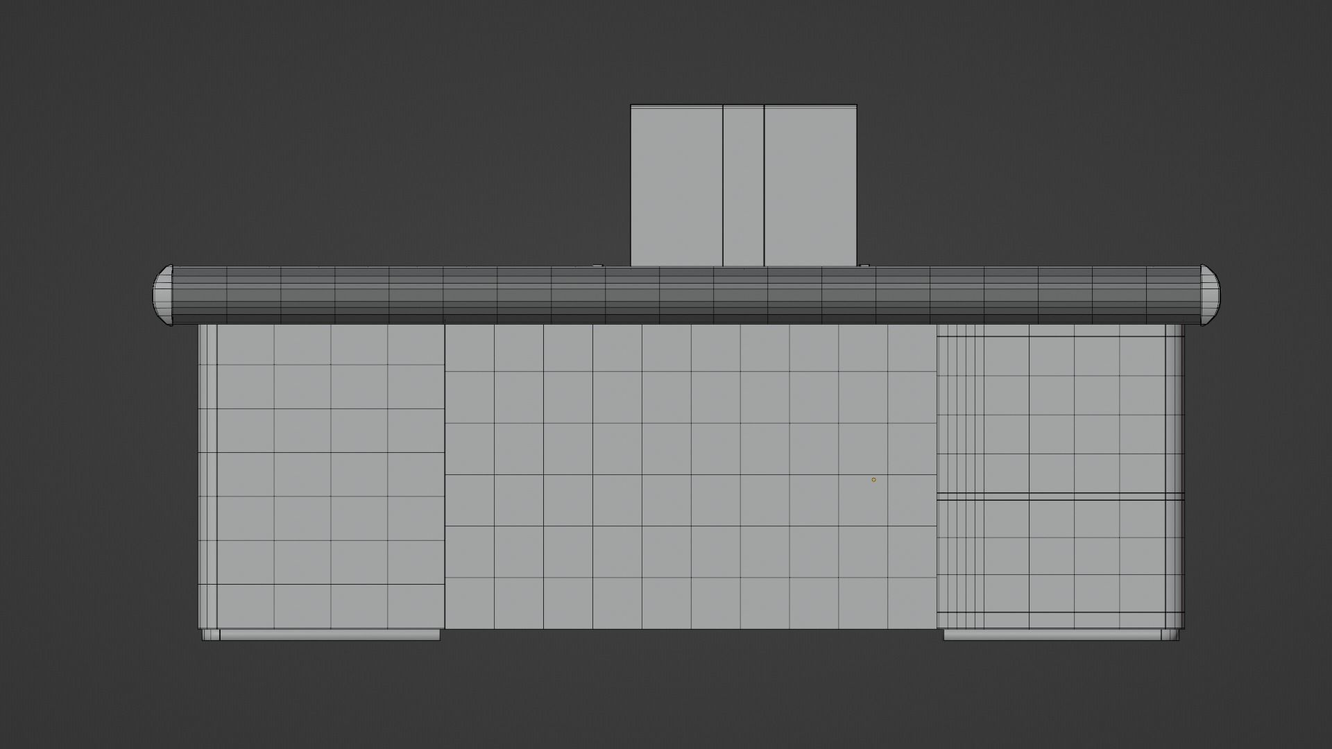 Cashier desk Free 3D model_8