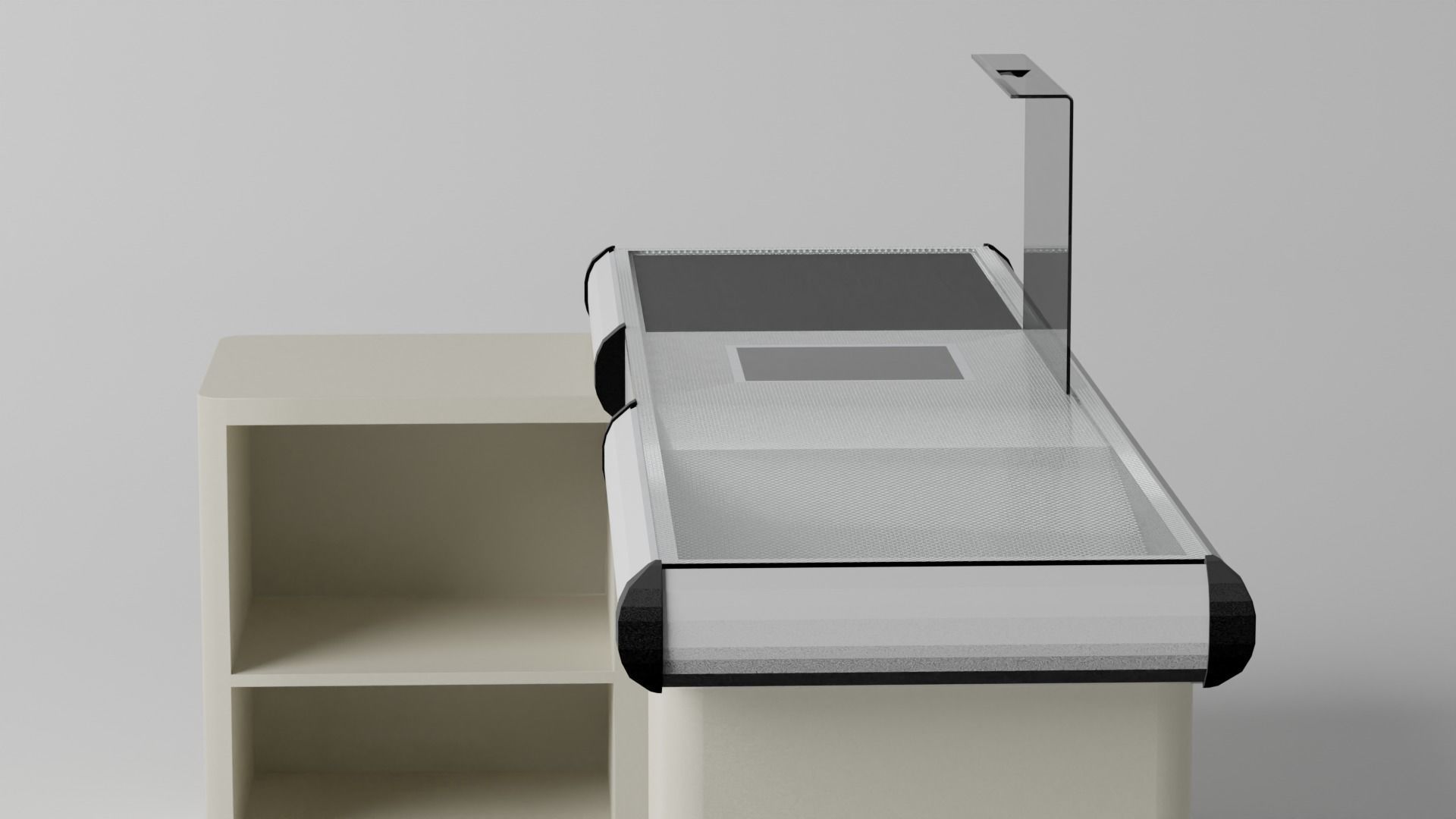 Cashier desk Free 3D model_6