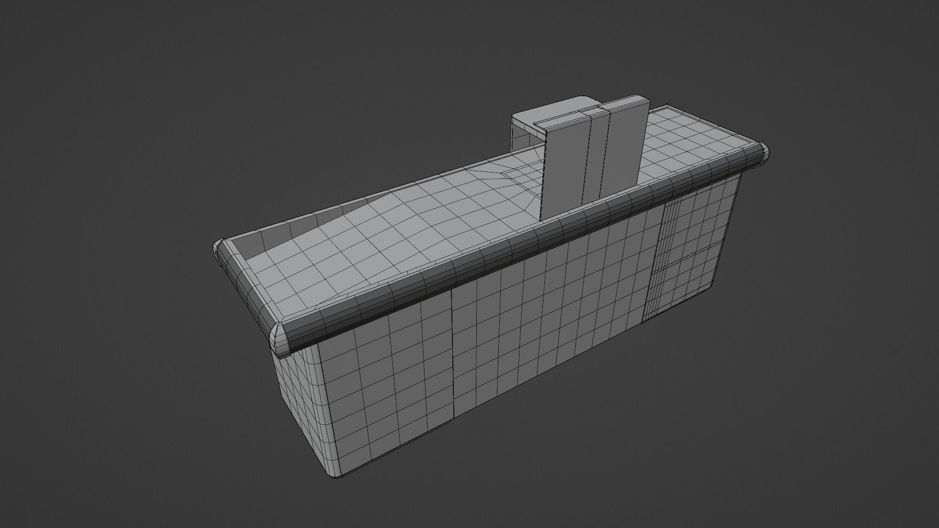 Cashier desk Free 3D model_13