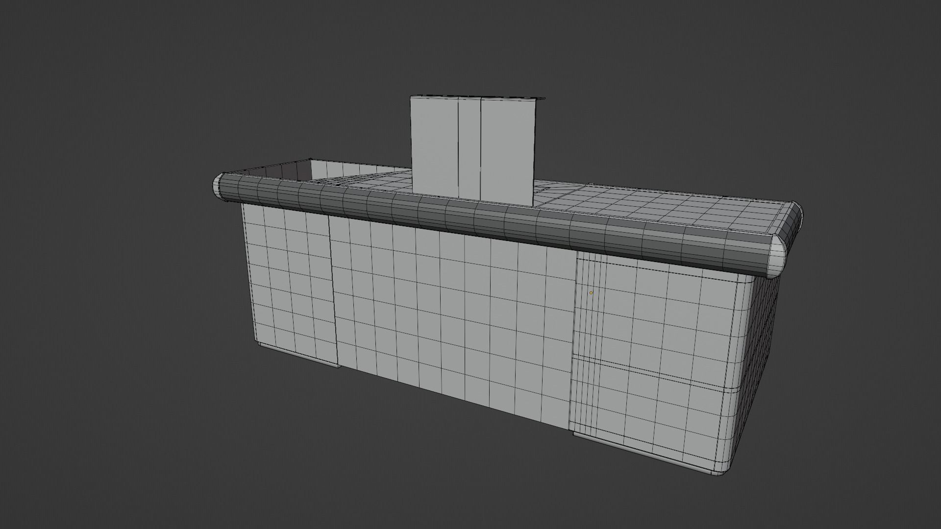 Cashier desk Free 3D model_12