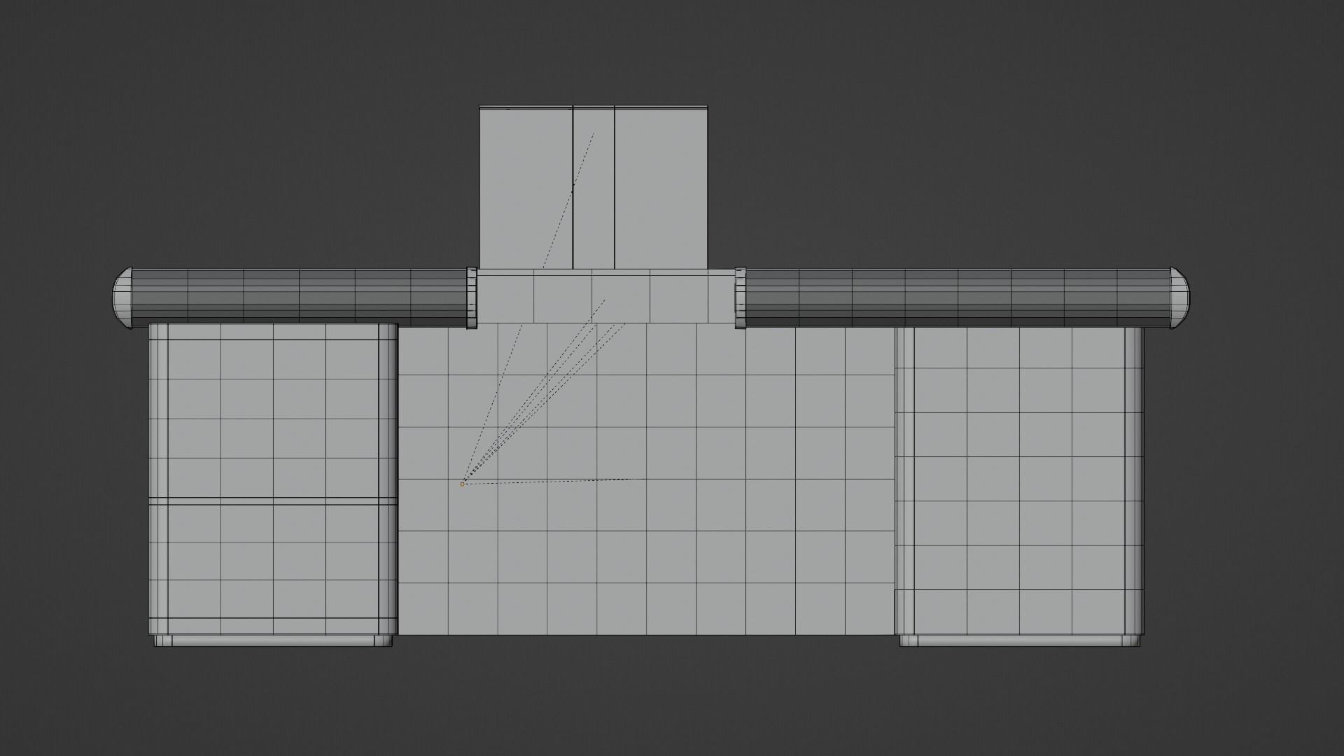 Cashier desk Free 3D model_10