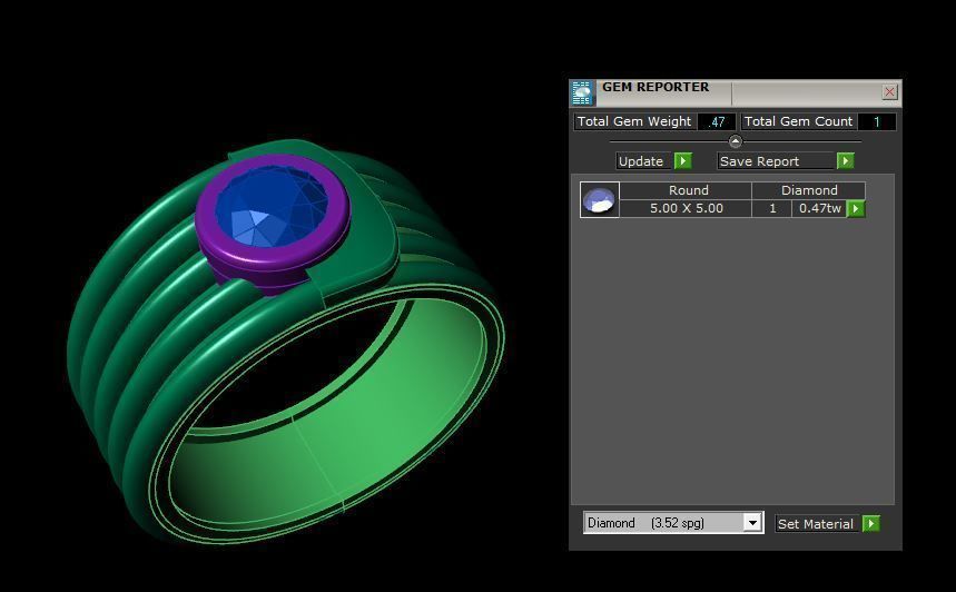 Rings 3D print model_5