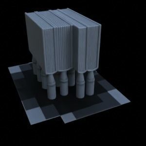 ITEMS BOOK SHELF  CERAMICS FOR DIORAMA TABLETOP 1-35 3D print model_20