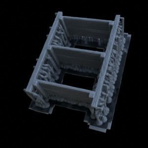 ITEMS BOOK SHELF  CERAMICS FOR DIORAMA TABLETOP 1-35 3D print model_23