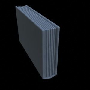 ITEMS BOOK SHELF  CERAMICS FOR DIORAMA TABLETOP 1-35 3D print model_6