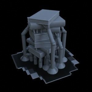 ITEMS BOOK SHELF  CERAMICS FOR DIORAMA TABLETOP 1-35 3D print model_8