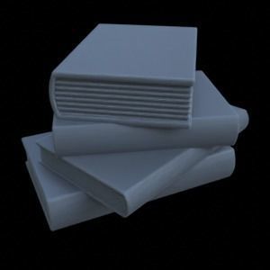 ITEMS BOOK SHELF  CERAMICS FOR DIORAMA TABLETOP 1-35 3D print model_9