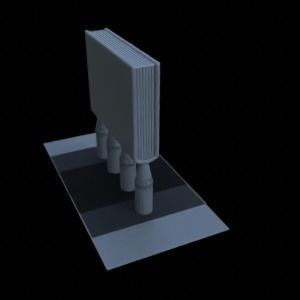 ITEMS BOOK SHELF  CERAMICS FOR DIORAMA TABLETOP 1-35 3D print model_3