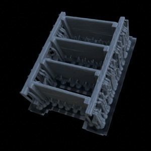 ITEMS BOOK SHELF  CERAMICS FOR DIORAMA TABLETOP 1-35 3D print model_33