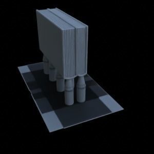 ITEMS BOOK SHELF  CERAMICS FOR DIORAMA TABLETOP 1-35 3D print model_17