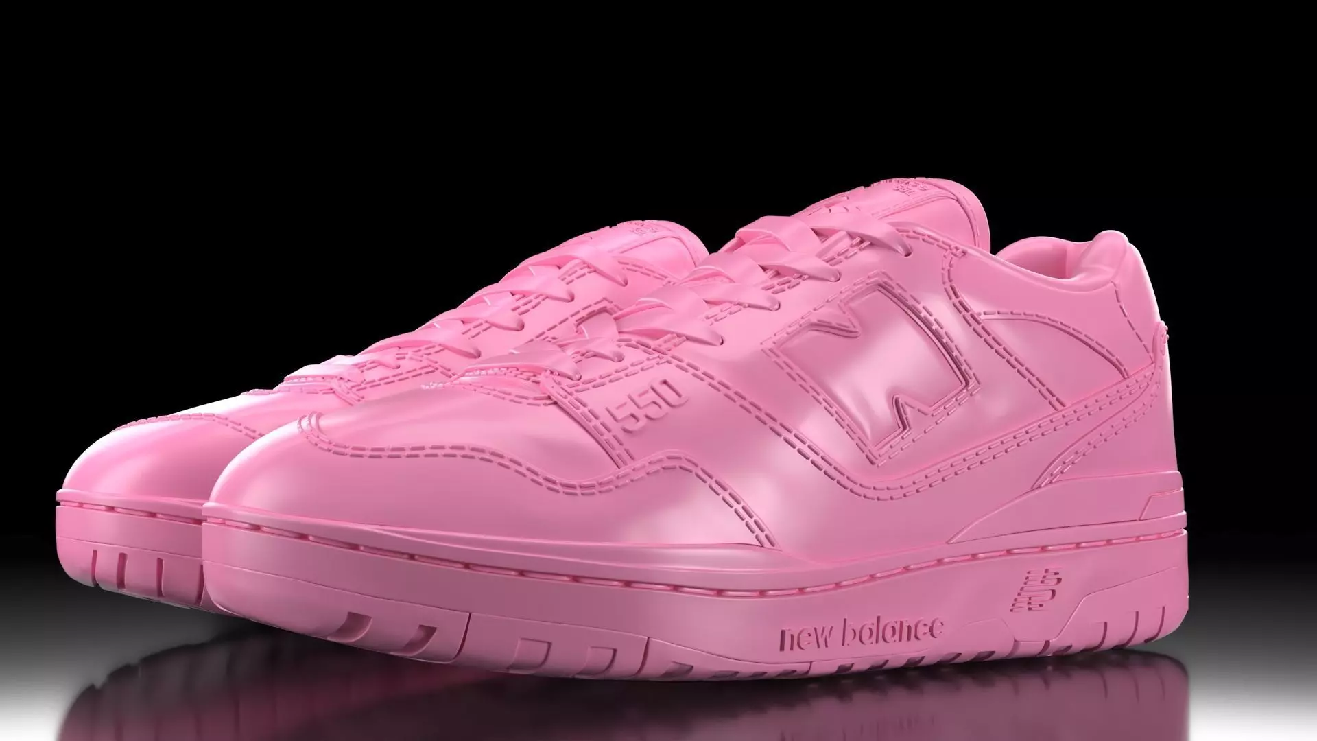 New Balance 550 3D print model_0