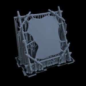 WOOD PROPS FOR TERRAIN DIORAMA TABLETOP 1-35 SUPPORTED STL 3D print model_14