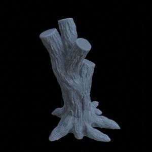 WOOD PROPS FOR TERRAIN DIORAMA TABLETOP 1-35 SUPPORTED STL 3D print model_23