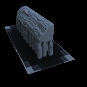 WOOD PROPS FOR TERRAIN DIORAMA TABLETOP 1-35 SUPPORTED STL 3D print model_47