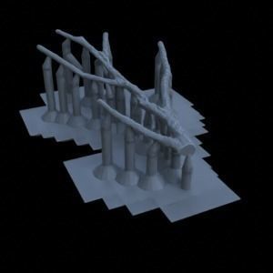 WOOD PROPS FOR TERRAIN DIORAMA TABLETOP 1-35 SUPPORTED STL 3D print model_20