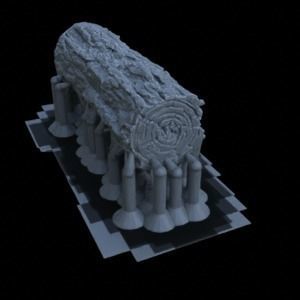 WOOD PROPS FOR TERRAIN DIORAMA TABLETOP 1-35 SUPPORTED STL 3D print model_28