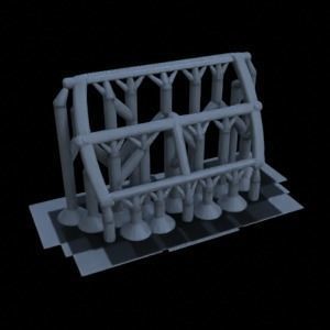 WOOD PROPS FOR TERRAIN DIORAMA TABLETOP 1-35 SUPPORTED STL 3D print model_18