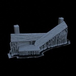 WOOD PROPS FOR TERRAIN DIORAMA TABLETOP 1-35 SUPPORTED STL 3D print model_55