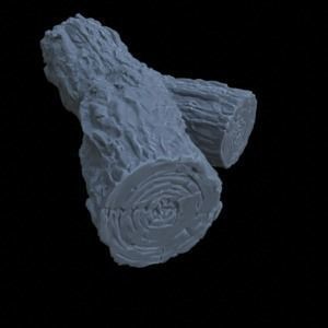 WOOD PROPS FOR TERRAIN DIORAMA TABLETOP 1-35 SUPPORTED STL 3D print model_31