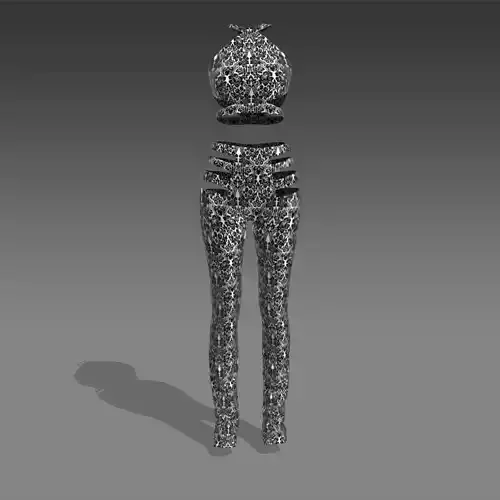 TWO PIECES  BELTED STRAP DETAIL MODERN 