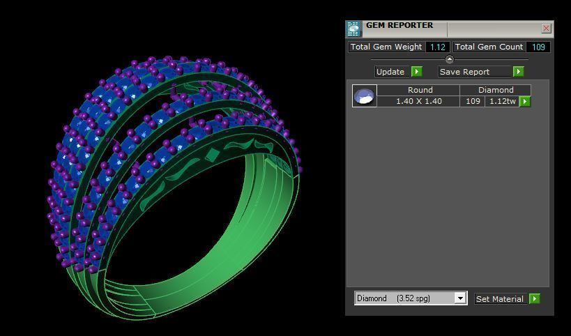 Rings 3D print model_3