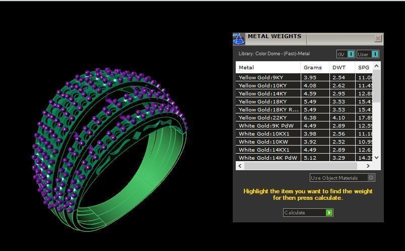 Rings 3D print model_4